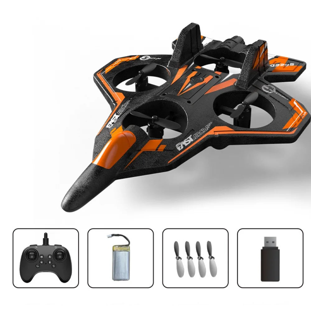 RC drone rechargable quatre moteurs ultra rapide